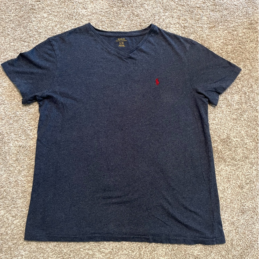 POLO by Ralph Lauren Blue Grey Short Sleeve Tee